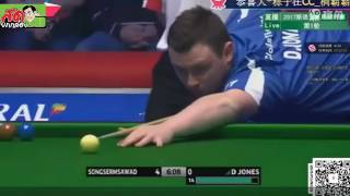 Akani Songsermsawad vs Duane Jones Snooker ShootOut2017 [upl. by Arette]