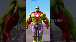 GTA V IRON HULK vs TEAM RHINO EPIC FIGHT gta5 shorts [upl. by Breech672]