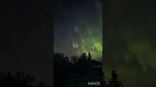 Aurora Borealis in Manitoba  August 4 2024 [upl. by Etteuqal]