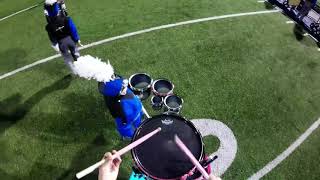 Sapulpa Marching Band 2018 quotDiamondsquot Snare Cam [upl. by Maribelle342]