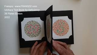 2021 Ishiharas Test For Color Deficiency 38 Plates Edition Original 2021 Year Make Japan 👁️👁️viral [upl. by Zwart669]