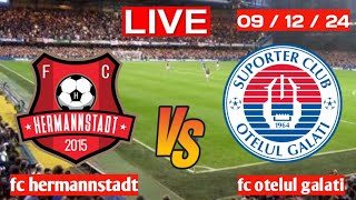 Live Hermannstadt Vs FC Otelul Galati [upl. by Solram]