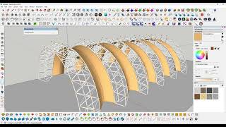 SKETCHUP TUTORIAL  MAKING COMPLE MODEL [upl. by Dewayne]