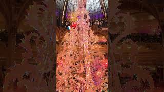 Galeries Lafayette décoration de noël youtubeshorts travel parisvlog [upl. by Lika520]