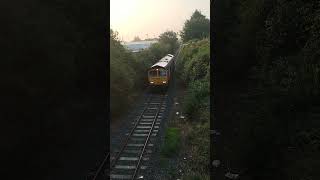 Class 66 66799 runs down fletton branch for driver experience duties train [upl. by Tjon123]