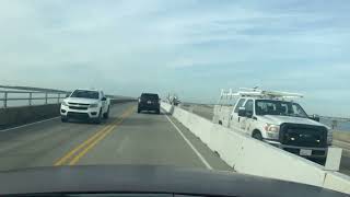 Manteo Bridge Construction OUTER BANKS outerbanks [upl. by Ingvar]