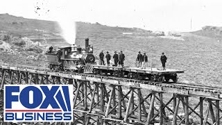 American Built The Transcontinental Railroad [upl. by Nare]