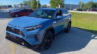 2024 RAV4 Hybrid SE in Cavalry Blue [upl. by Ybbob]