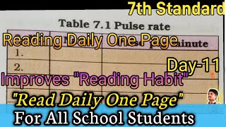 7th Standard  Science What is the benefit of quotReading Daily One Pagequot Read amp Improve ur Vocabulary [upl. by Iharas]