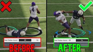 5 Gameplay Settings YOU MUST CHANGE FOR BETTER OFFENSE amp DEFENSE College Football 25 Tips amp Tricks [upl. by Jaquenetta575]