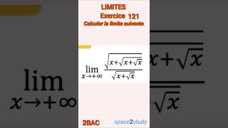 Exercice 121 Limites 2BAC Maths [upl. by Shank357]