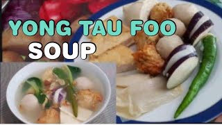 HOW TO MAKE YOUNG TAU FOO SOUP CHINESE DISH  Lizannas Diary [upl. by Eugine]