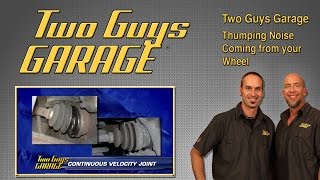 Diagnosing a Thumping Noise coming from a Wheel  Two Guys Garage [upl. by Bilow]