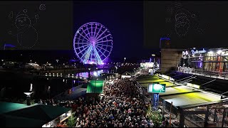 4K Its Beginning to Look Like Christmas Merry Christmas To You christmarkt Drohnesshow 2024 [upl. by Chrysler]