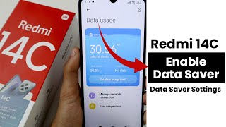 How to Enable Data Saver In Redmi 14C  Data Saver Settings [upl. by Boudreaux672]