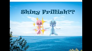 SHINY FRILLISH OR  Pokémon GO [upl. by Orhtej]