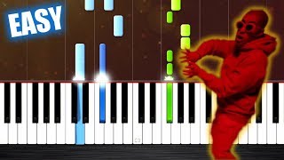 Te Bote Remix  EASY Piano Tutorial by PlutaX [upl. by Dlorrej]