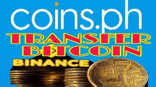 HOW TO TRANSFER BITCOIN FROM COINSPH TO BINANCE WALLETYvesMarVlog [upl. by Mcginnis]