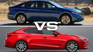 2019 Volkswagen Jetta vs 2018 Mazda 3 Sedan [upl. by Yelsa907]