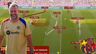 Hansi Flicks Tactics  Barcelona tactical analysis [upl. by Elyac]