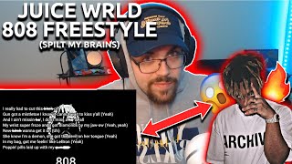 JAYBE REACTS to Juice WRLD  808 FREESTYLE SPILT MY BRAINS REACTION [upl. by Hepsoj160]