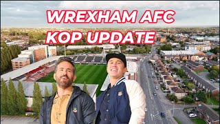 BREAKING WREXHAM AFC REVEAL 5500 SEATER KOP STAND PLAN amp FUTURE STADIUM PROJECT [upl. by Dania]