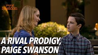 Paige Swanson Sheldons Rival Prodigy  Young Sheldon [upl. by Luby]