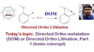 Directed Ortho metalation DOM or Directed Ortho Lithiation Part 1 basic concept [upl. by Manvell176]