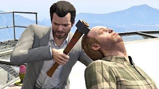 GTA V PC Michael Kills Lester Editor Rockstar Movie Cinematic Short Film [upl. by Dyna702]