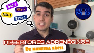 RECEPTORES ADRENÉRGICOS A MANEIRA MAIS FÁCIL DE APRENDER [upl. by Yaluz]