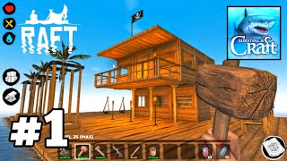 Survival on Raft Multiplayer  Gameplay Walkthrough Part 1 iOS Android [upl. by Trygve]