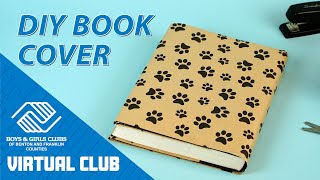 Back To School Project How To Make A Book Cover [upl. by Goodhen691]