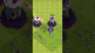 3×diggy VS Every level wizard tower  clash of clans  coc clashroyale clashofclansshorts [upl. by Utas427]