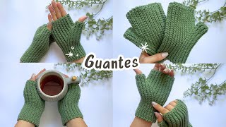 MitonesGuantes Tejidos a Crochet con Punto Deslizado  Tutorial Hebras Crochet [upl. by Spanjian]