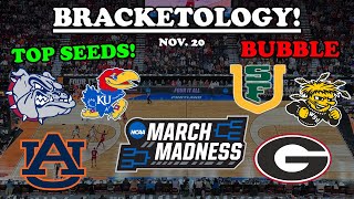 Bracketology By Dannyology Update 1 Nov 20 [upl. by Ahselef]