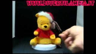 Pupazzi Winnie Pooh Natalizi  Pupazzi animati Tigro Winnie e HIHO [upl. by Hoban]