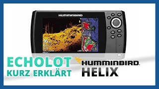 Humminbird Helix  Echolot kurz erklärt  Echolotzentrumde [upl. by Haik]