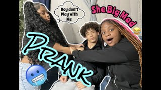 Keyvona amp Aj Want To Be Together Prank on Miyah😂😂👀😡 Look what happened [upl. by Sirref]