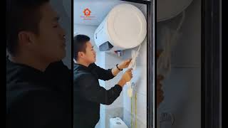 water heater installation complete tutorial😲plumbing professionalplumbing waterheater [upl. by Reemas]