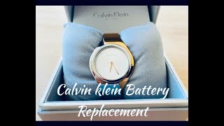 Calvin Klein Battery Replacement at Home Tutorial [upl. by Karel]