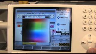 SWF Embroidery Machine Training Tip  Assigning Colors [upl. by Fuller]