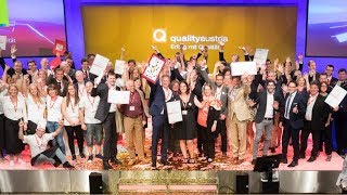 qualityaustria Winners Conference und Verleihung Staatspreis Unternehmensqualität 2017 [upl. by Haskins241]