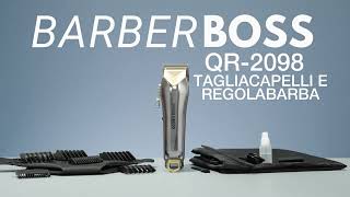 BarberBoss QR2098 il kit definitivo per tagliare barba e capelli da uomo [upl. by Etolas777]