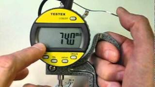 How To Use The Testex Digital Gage [upl. by Vina]