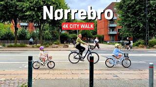 Walking Nørrebro 🇩🇰 COPENHAGEN Denmark 🚶 City Sounds in 4K [upl. by Onig]