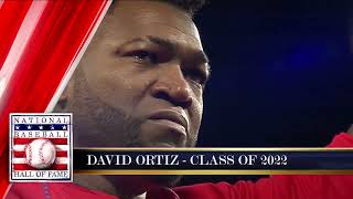 David Ortiz is elected to the Baseball Hall of Fame [upl. by Fred]