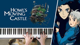 Merry Go Round Of Life  Howls Moving Castle STUDIO GHIBLI  PIANO COVER [upl. by Ferdinand243]