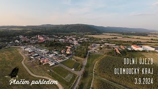 Ptačím pohledem 004  Dolní Újezd Olomoucký kraj  4K [upl. by Uon]