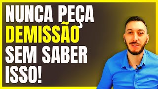 CUIDADO Pedido de DEMISSÃO o que o EMPREGADO tem direito em 2024  Direitos de quem pede demissão [upl. by Alessandra]