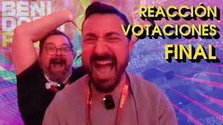 REACCIÓN VOTACIONES FINAL BENIDORM FEST 2024 [upl. by Shaeffer723]